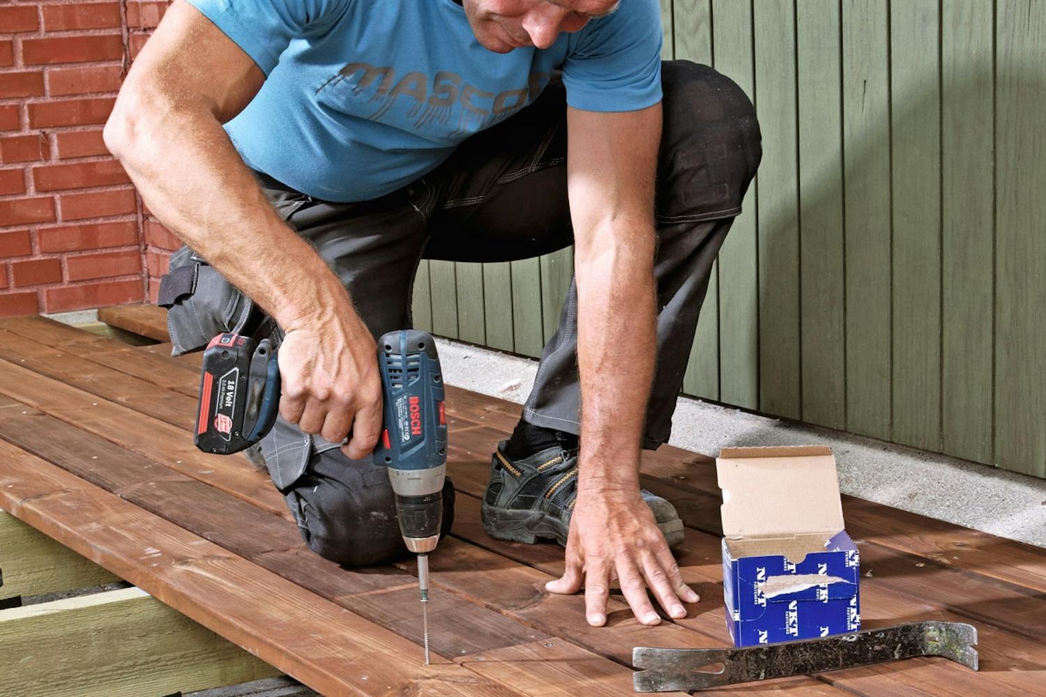 Terassin perustukset Terassin perustus